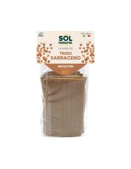Lasaña de Trigo sarraceno S/G Bio 250g Sol Natural Lasaña de Trigo sarraceno S/G Bio 250g Sol Natural